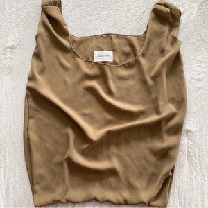 Janessa leoné neutral tan hobo cloth reusable bag